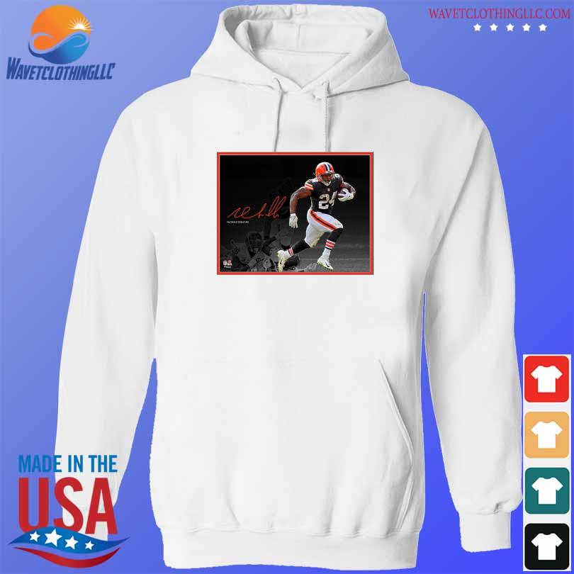 Nick Chubb 24 Cleveland Browns football retro poster shirt, hoodie,  sweater, long sleeve and tank top