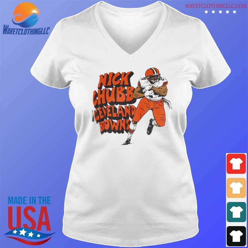 Cleveland Brown Nick Chubb Caricature Shirt, hoodie, sweater, long sleeve  and tank top