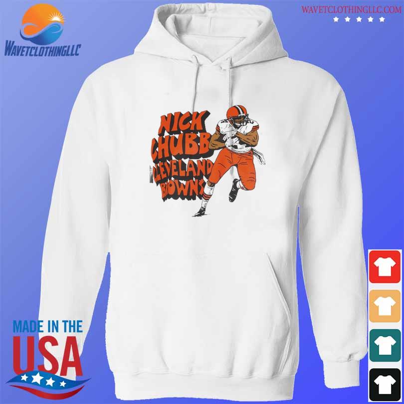 Nick Chubb Cleveland Browns Homage Caricature Player Tri Blend T