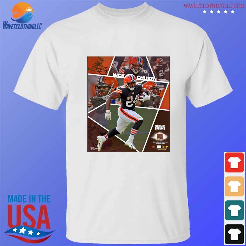 Nick Chubb Cleveland Browns Jersey Number Sublimated Player Plaque shirt,  hoodie, sweater, long sleeve and tank top