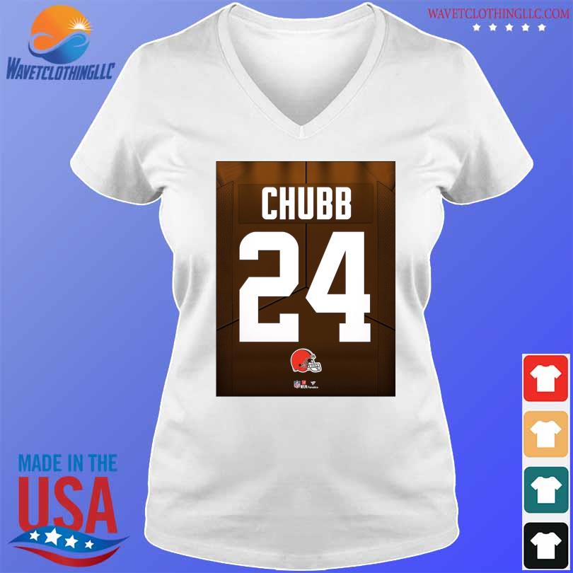 Nick Chubb Cleveland Browns Jersey Number Sublimated Player Plaque