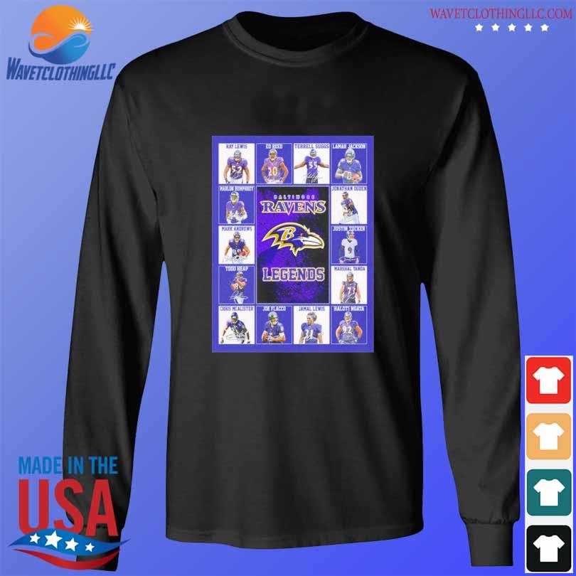 Baltimore Ravens Legends Teams Signatures Shirt, hoodie, sweater, long  sleeve and tank top