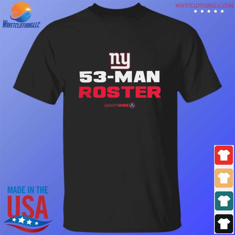 New York Giants 53-Man Roster T-shirts, hoodie, sweater, long sleeve and  tank top