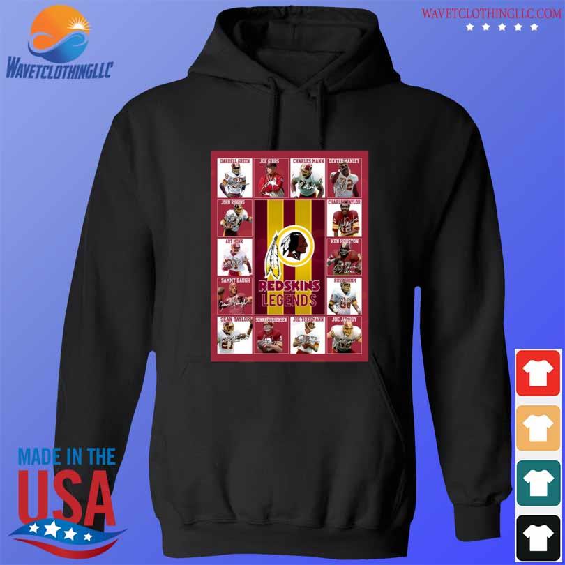 Washington Redskins Legends teams signatures shirt, hoodie, sweater and  v-neck t-shirt