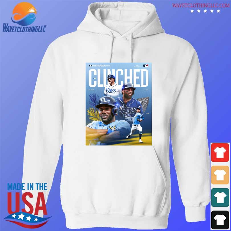 Postseason 2023 Clinched Tampa Bay Rays Shirt, hoodie, sweater, long sleeve  and tank top