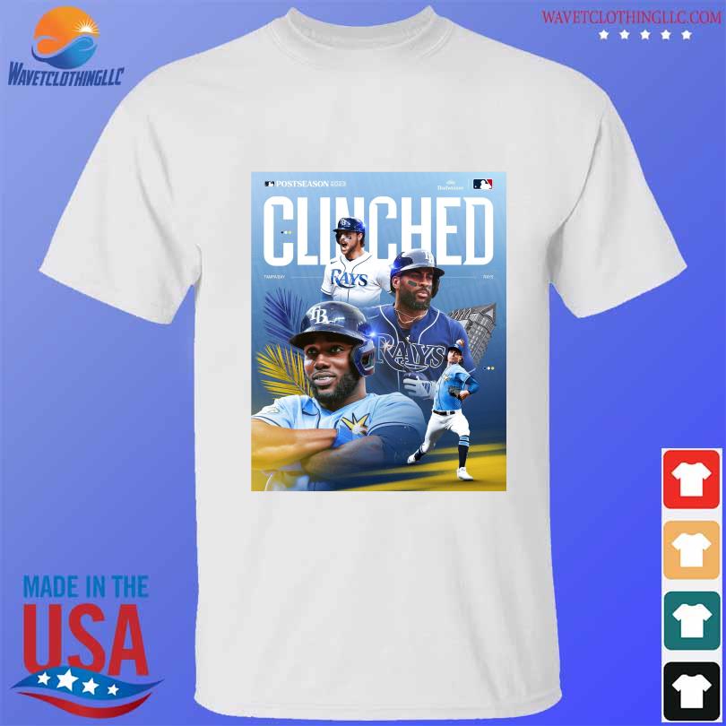 Postseason 2023 Clinched Tampa Bay Rays Shirt, hoodie, sweater, long sleeve  and tank top