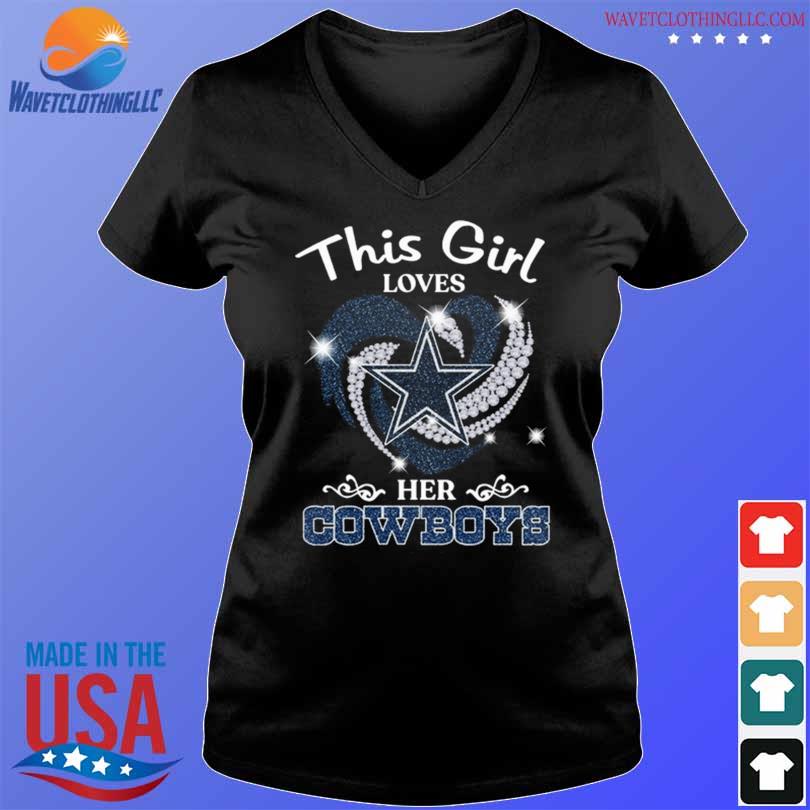 Dallas Cowboys this girl loves her Cowboys diamond 2023 shirt, hoodie,  sweater, long sleeve and tank top