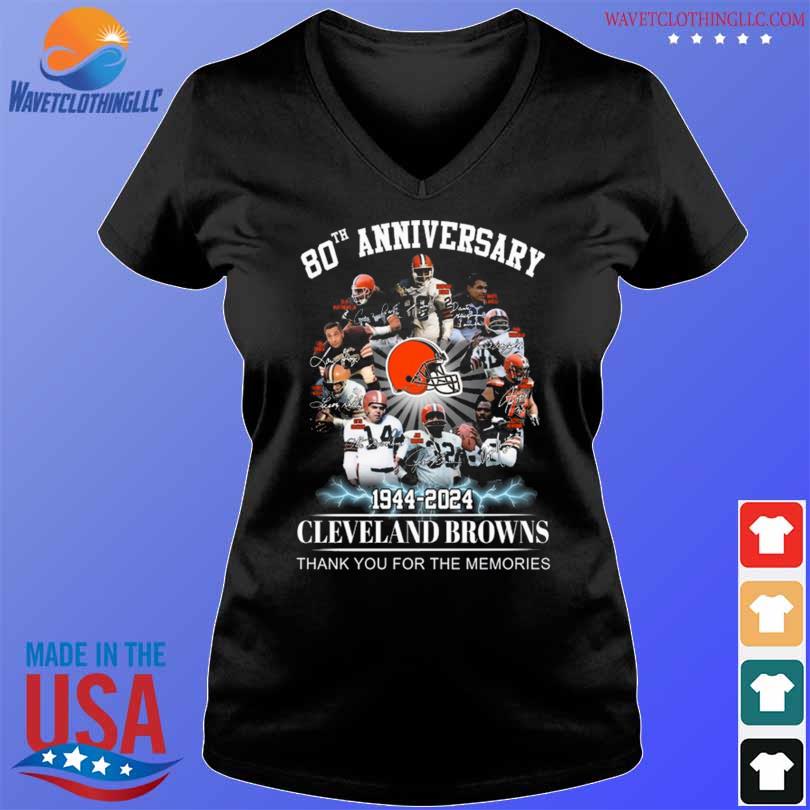 Funny Cleveland Browns 75th anniversary 1946 2021 signatures thank