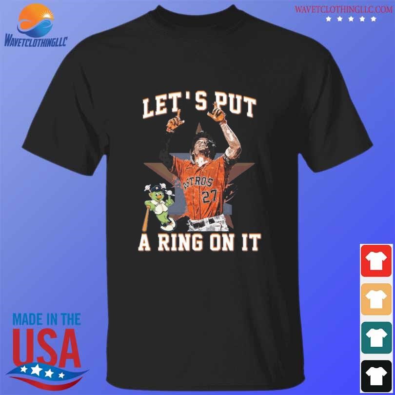 Houston Astros let's put a ring on it smascot shirt, hoodie, sweater, long  sleeve and tank top