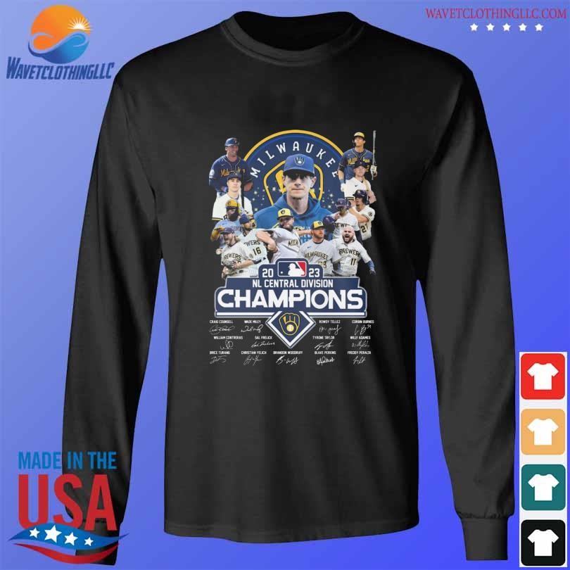 Funny Milwaukee Brewers National League Central Division 2023 Champions  Shirt, hoodie, sweater, long sleeve and tank top