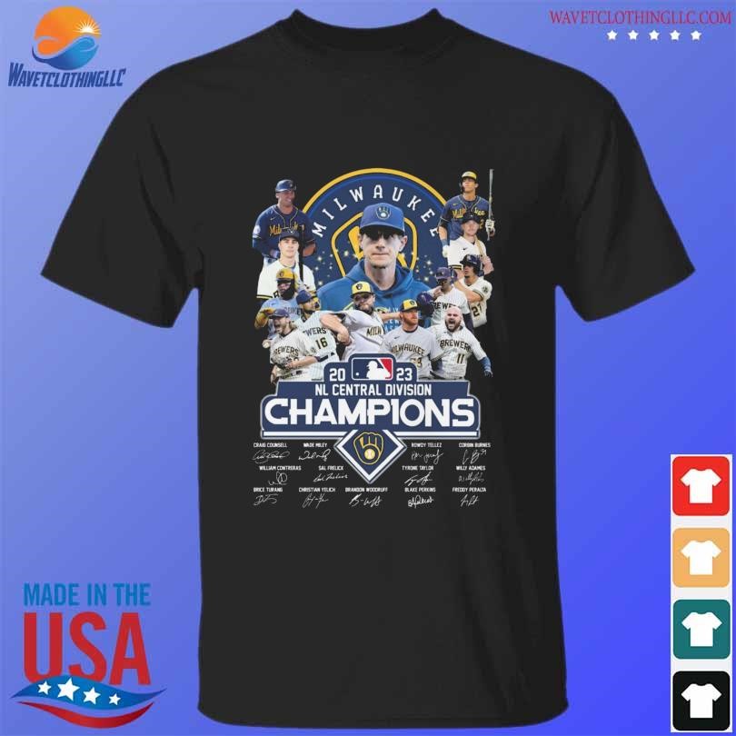 Funny Milwaukee Brewers National League Central Division 2023 Champions  Shirt, hoodie, sweater, long sleeve and tank top