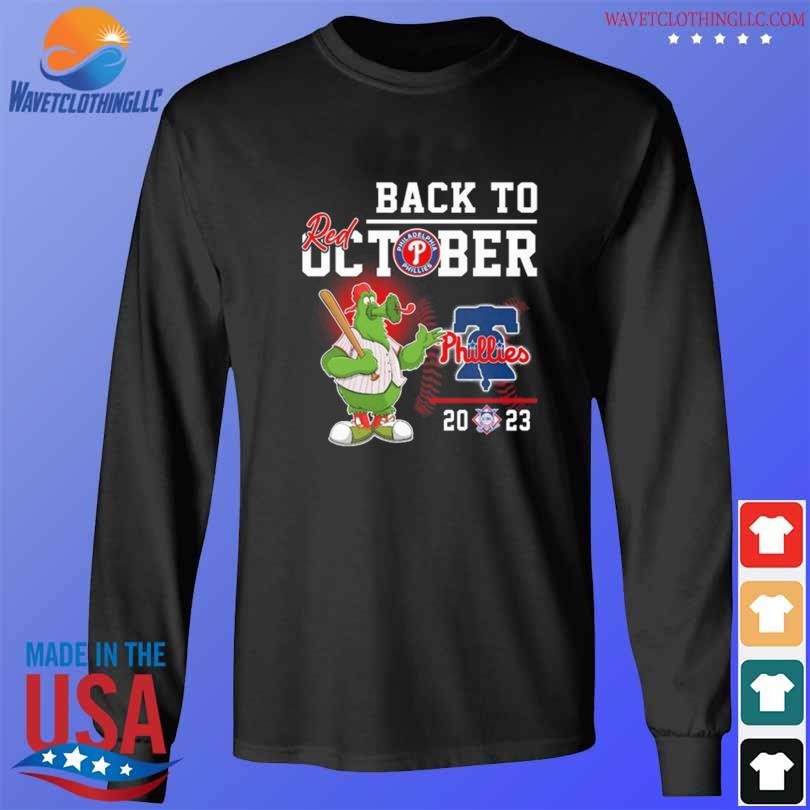 MLB Mascot Take October Philadelphia Phillies 2023 Shirt, hoodie,  longsleeve, sweatshirt, v-neck tee