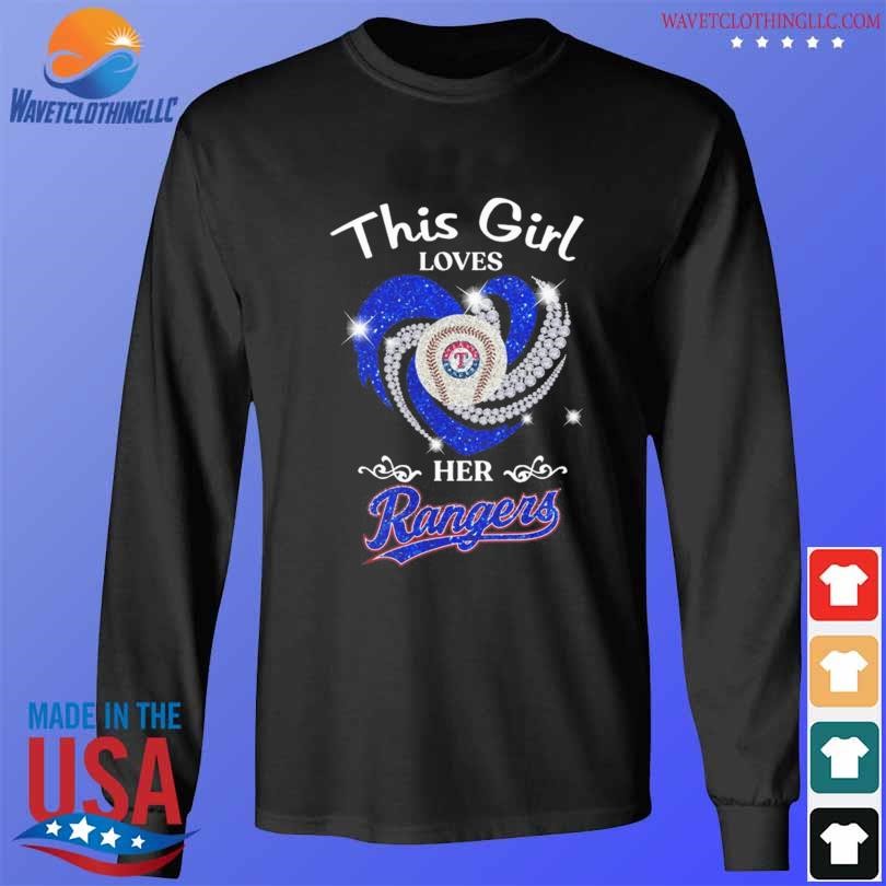 Heart This Girl Love Texas Rangers Shirt, hoodie, sweater, long sleeve and  tank top