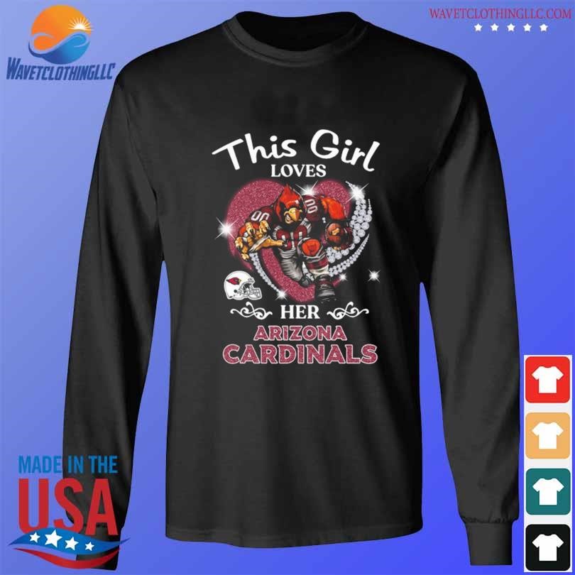 Official This Girl Love Her Arizona Cardinals Mascot Shirt, hoodie,  sweater, long sleeve and tank top