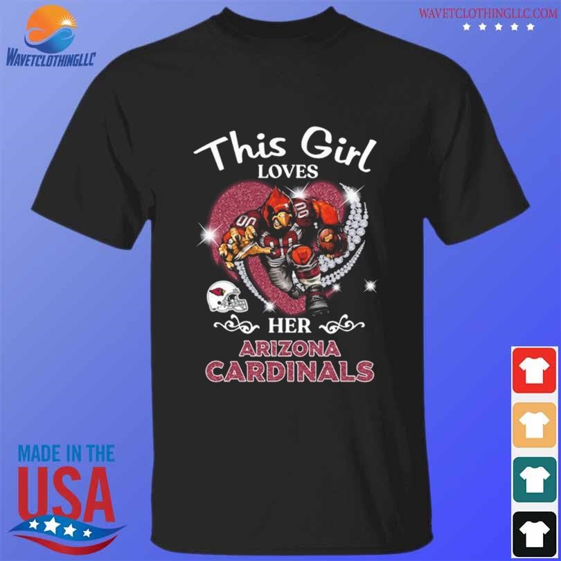 Official This Girl Love Her Arizona Cardinals Mascot Shirt, hoodie,  sweater, long sleeve and tank top