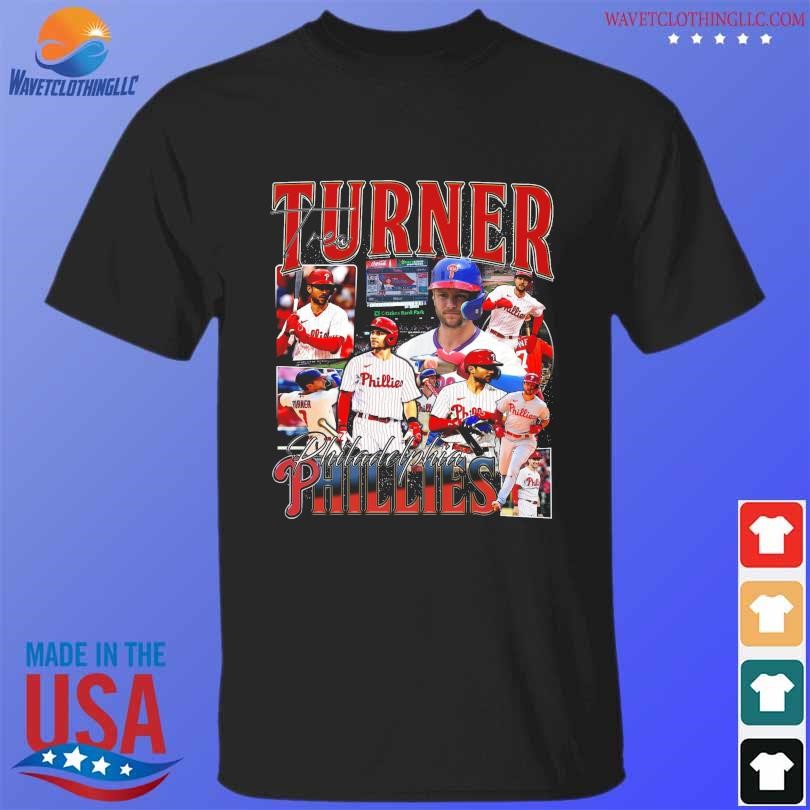 Trea Turner Swinging Philadelphia Phillies Signature shirt - Teespix - Store  Fashion LLC in 2023