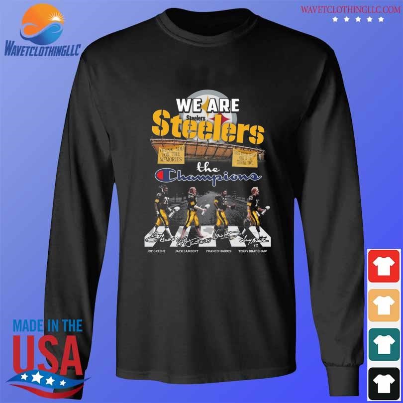 Funny The Steelers Abbey Road signatures shirt, hoodie, sweater, long  sleeve and tank top