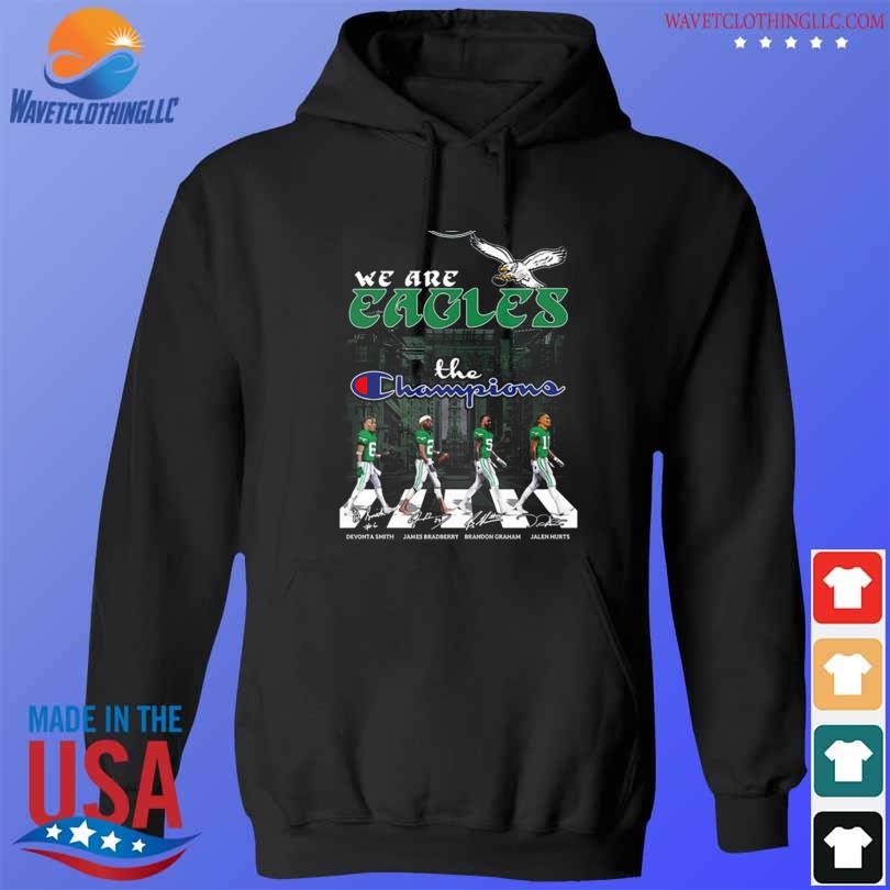 You'll Never Walk Alone Philadelphia Eagles Abbey Road Signatures Shirt -  teejeep