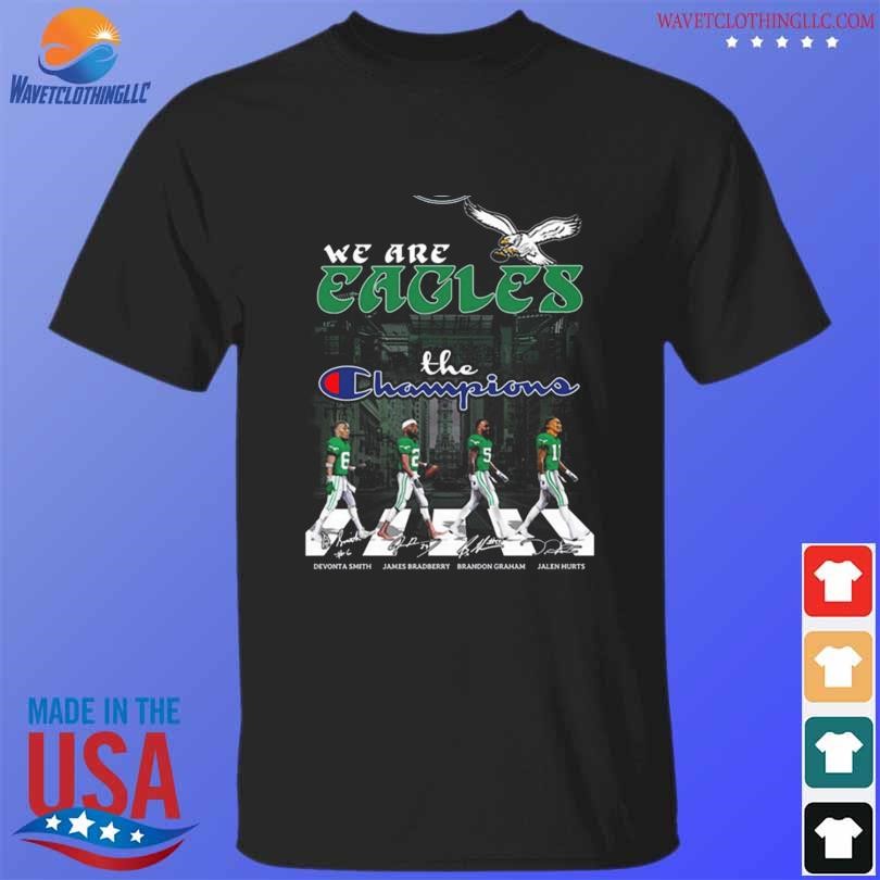 You'll Never Walk Alone Philadelphia Eagles Abbey Road Signatures Shirt -  teejeep