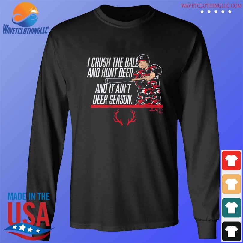 Austin riley it ain't deer season shirt, hoodie, sweater, long