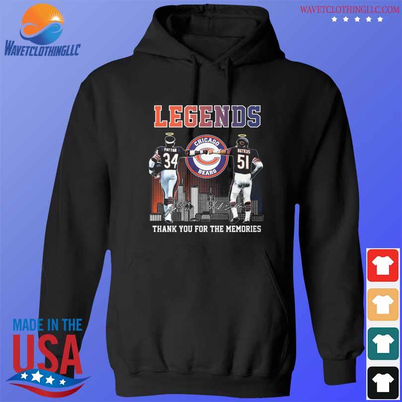 Chicago Bears 103rd anniversary 1920-2023 thanks for the memories  signatures shirt, hoodie, sweater, long sleeve and tank top