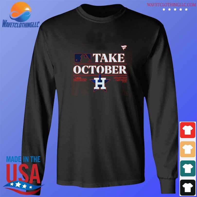 MLB Team Apparel Youth 2023 Postseason Take October Houston Astros Locker  Room T-Shirt