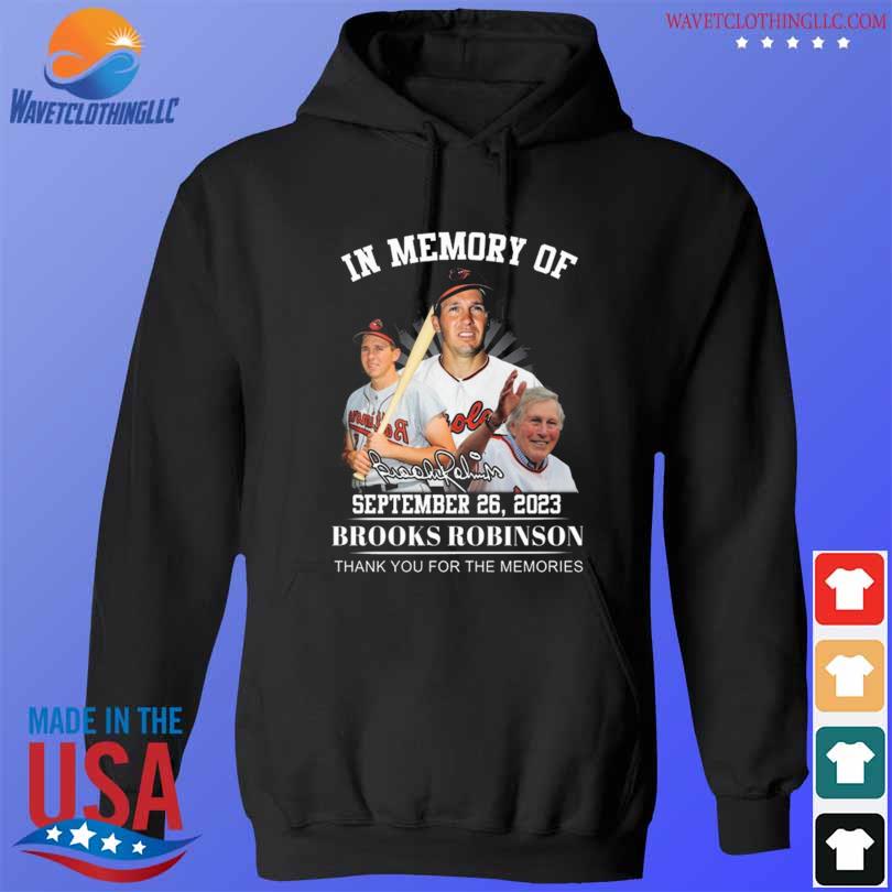 Brooks Robinson 1937 – 2023 Mvp Signature Thank You For The Memories Tee  Shirt - HollyTees