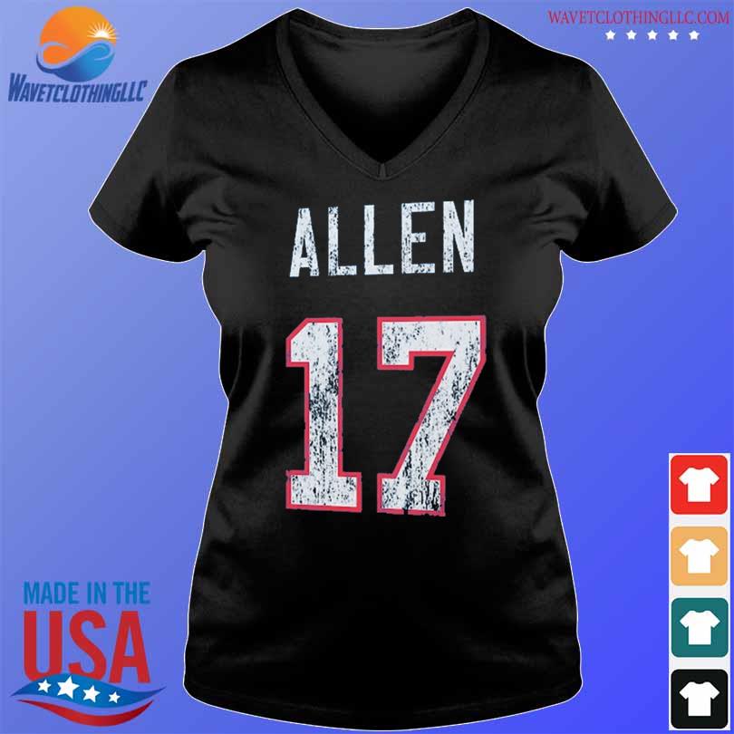 Josh Allen Buffalo Bills Majestic Threads Women's Name & Number