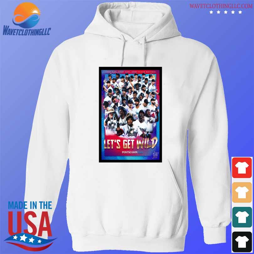 Original miami Marlins Clinched 2023 Postseason Poster Shirt, hoodie,  sweater, long sleeve and tank top