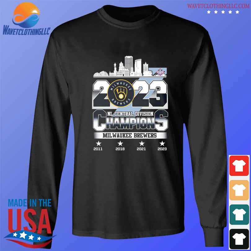 Official milwaukee brewers 2023 nl central Division champions t-shirt,  hoodie, sweatshirt for men and women