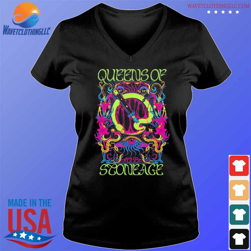 Queens Of the Stone Age Glow Psychedelic Emblem Shirt, hoodie, sweater,  long sleeve and tank top