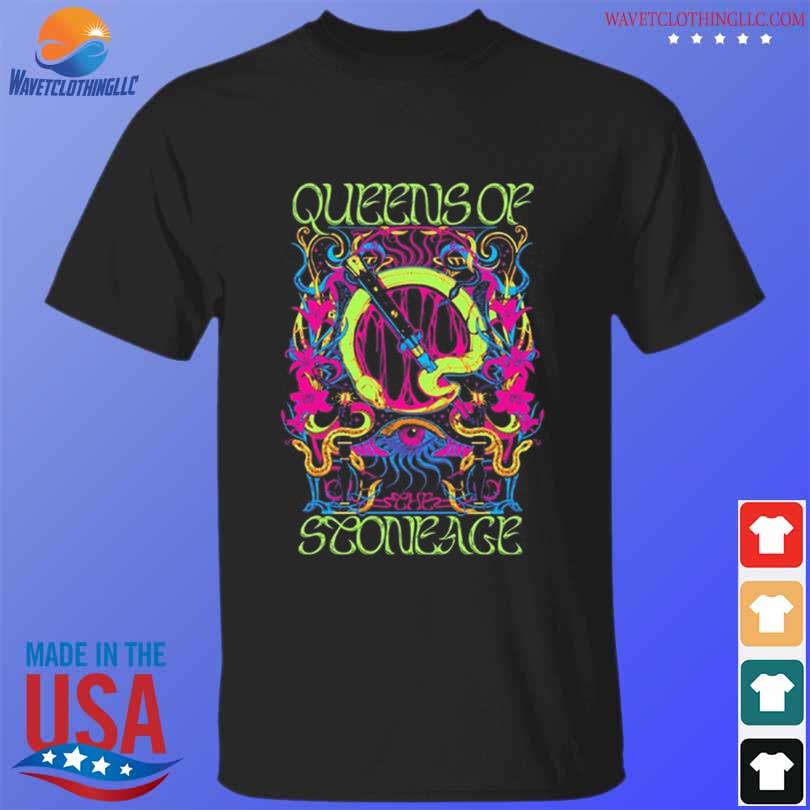 Queens Of the Stone Age Glow Psychedelic Emblem Shirt, hoodie, sweater,  long sleeve and tank top