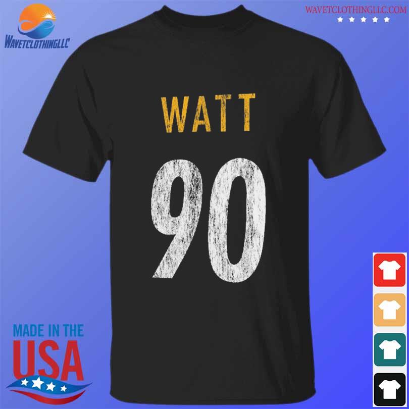 T.J. Watt Pittsburgh Steelers Majestic Threads Oversize Fit T