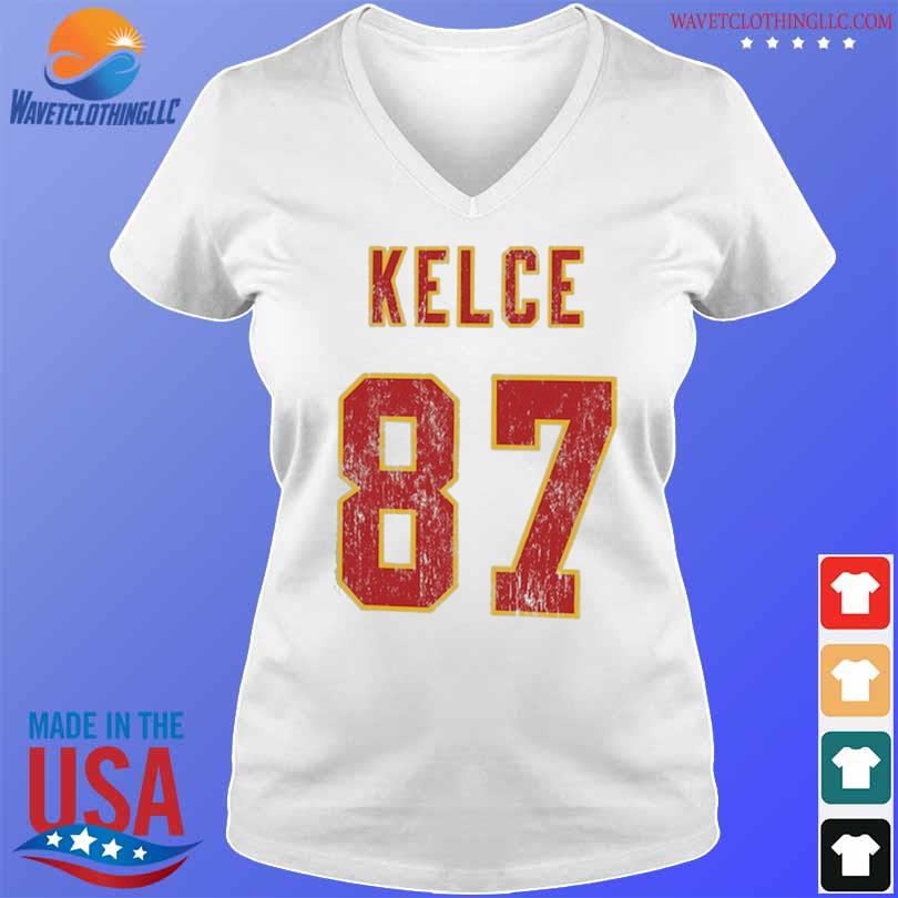 Travis kelce Kansas city Chiefs majestic threads player name 2023 shirt,  hoodie, sweater, long sleeve and tank top