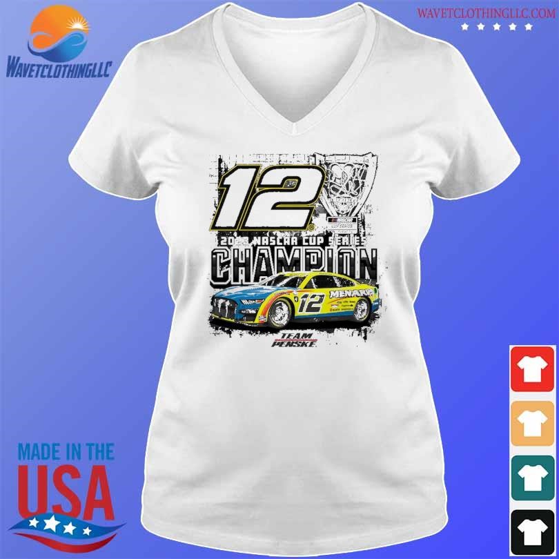 Men's Ryan Blaney Team Penske 2023 Nascar Cup Series Champion Car Shirt ...