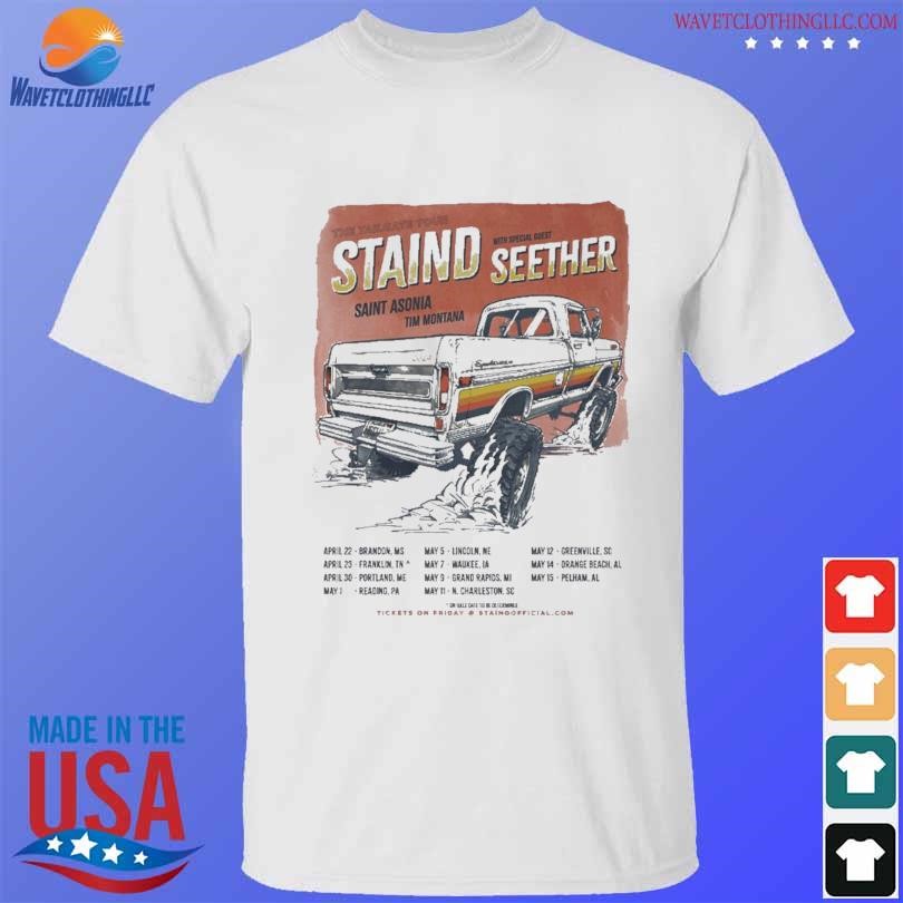 Staind S Spring US Tour 2024 Shirt Hoodie Sweater Long Sleeve And   Stainds Spring US Tour 2024 Shirt T Shirt 