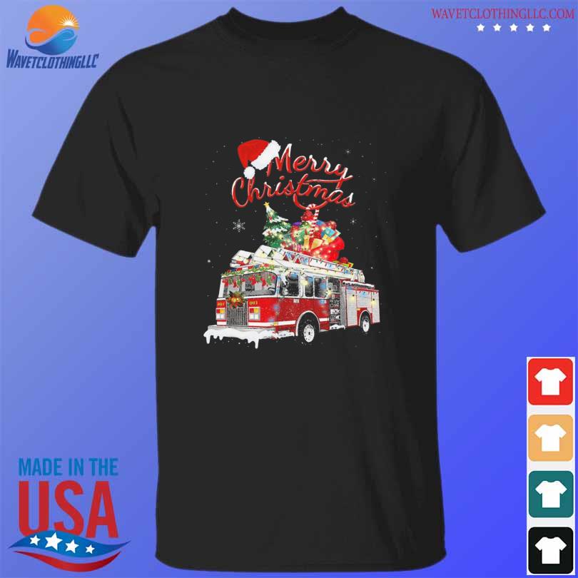 Funny merry Christmas is coming Christmas firefighter sweater