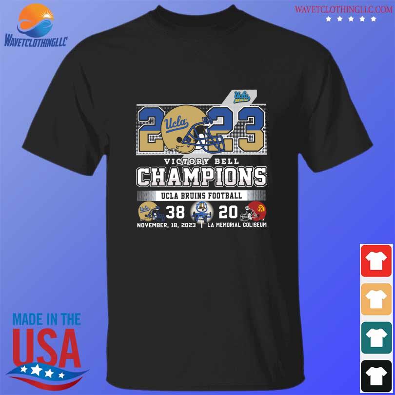 Funny ucla bruins and USC Trojans 2023 victory bell champions football 38 20 shirt