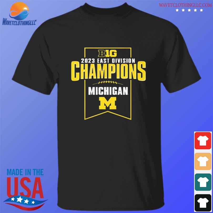 University of Michigan Football East Champions Locker Room AAC Shirt ...