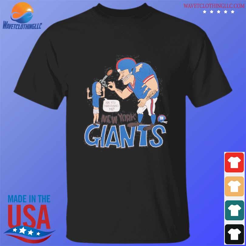 Beavis and butt head x new york giants cornholio 2024 shirt