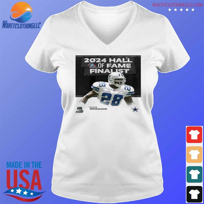 Darren Woodson Of Dallas Cowboys In 2024 Hall Of Fame Finalist Shirt   Darren Woodson Of Dallas Cowboys In 2024 Hall Of Fame Finalist Shirt V Neck Trang 