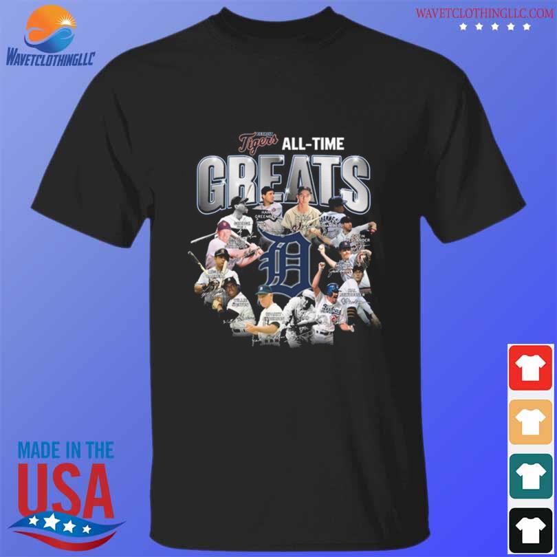 Detroit tigers all time greats legends signatures 2024 shirt, hoodie