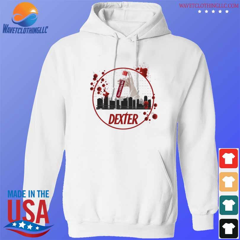 Dexter collect the blood of his victims on slides murder trophy 2024 s hoodie trang