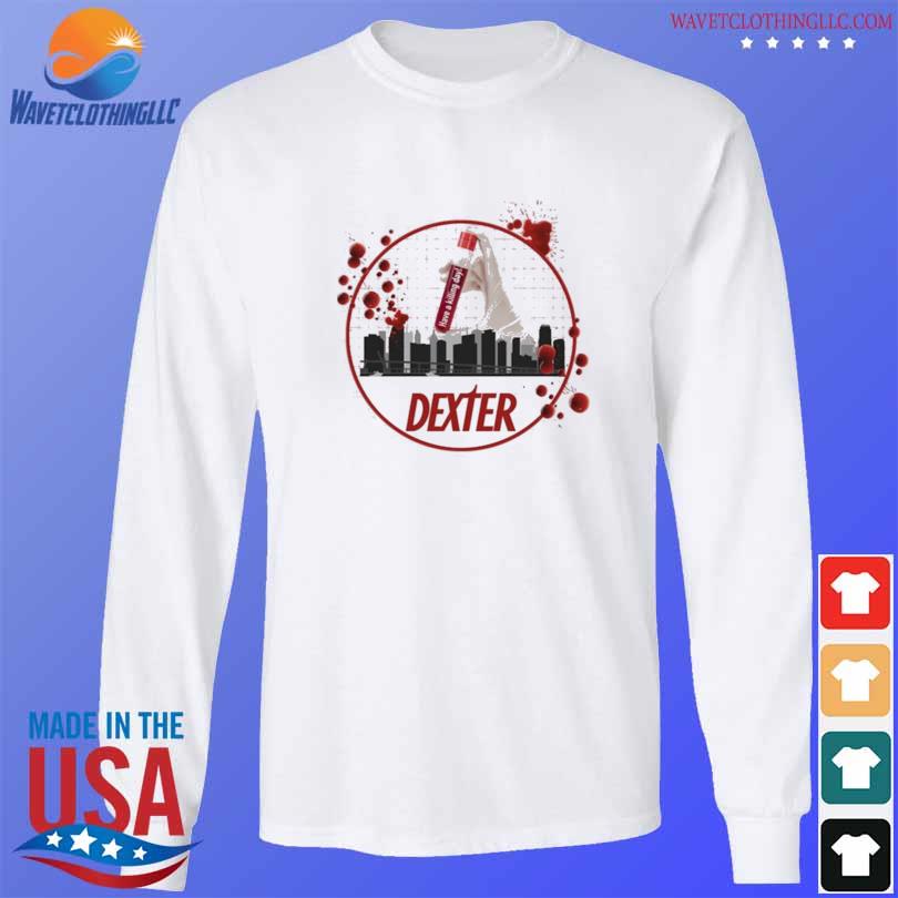 Dexter collect the blood of his victims on slides murder trophy 2024 s longsleeve trang