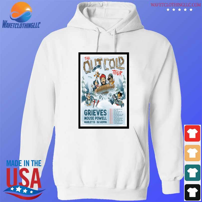 Grieves out cold tour 2024 poster shirt, hoodie, sweater, long sleeve
