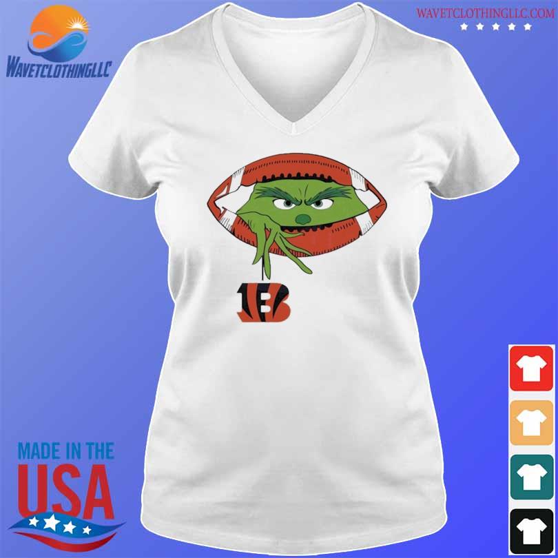 Grinch hold cincinnati bengals logo football 2023 shirt