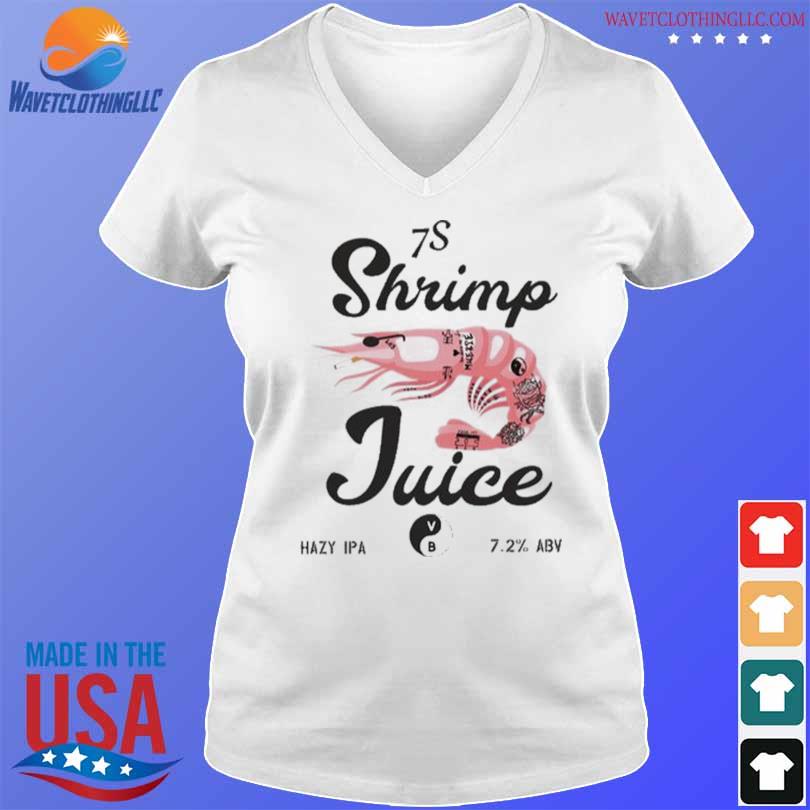 Pink Shrimp 2024 Shirt Hoodie Sweater Long Sleeve And Tank Top   Pink Shrimp 2024 Shirt V Neck Trang 