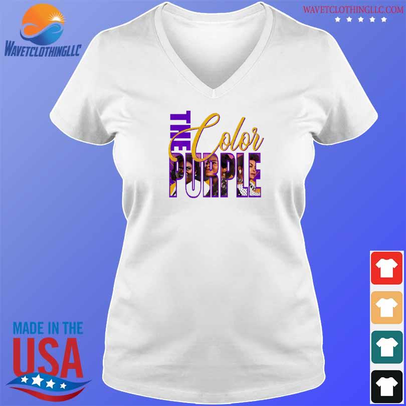 Retro The Color Purple Black Girl 2024 Shirt Hoodie Sweater Long   Retro The Color Purple Black Girl 2024 Shirt V Neck Trang 