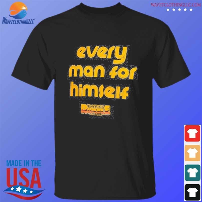 Royal rumble homage every man for himself triblend 2024 shirt, hoodie