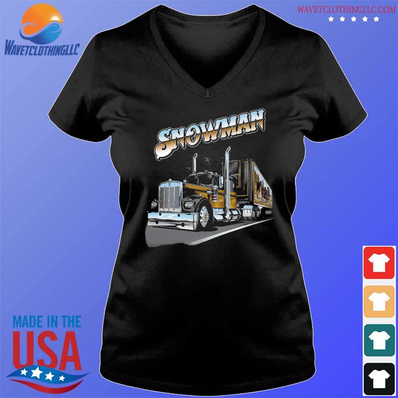 Snowman Smokey The Bandit Smile Face Art 2024 Shirt Hoodie Sweater   Snowman Smokey The Bandit Smile Face Art 2024 Shirt V Neck Den 